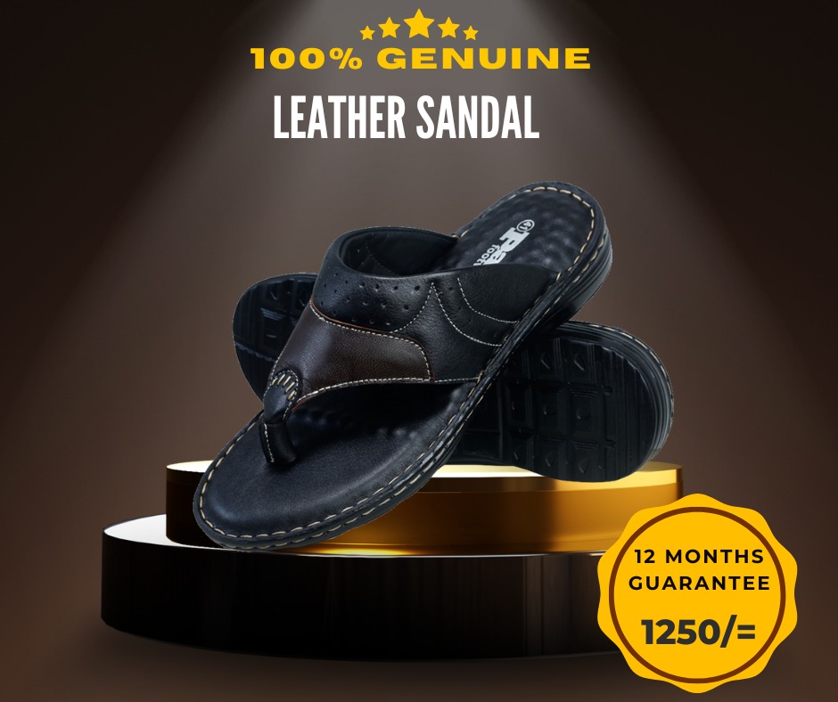 Genuine Cow Leather Flexible Sandal for Men